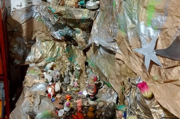 A história do presépio montado na casa de dona Geralda, a mãe dos irmãos Rosa