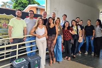 Polícia Civil de Uberlândia concluí a instalação dos equipamentos do Projeto PC Sustentável