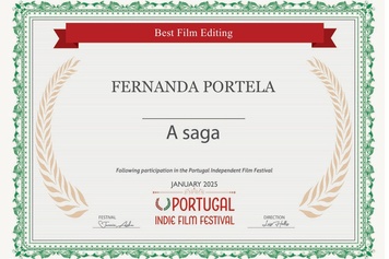 Filme “A Saga” é premiado como Melhor Edição no Portugal Indie Film Festival