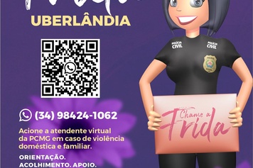 Polícia Civil lança o projeto Chame a Frida em Uberlândia
