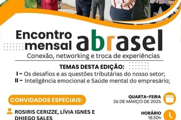 Encontro Mensal ABRASEL promove discussões importantes sobre o setor: desafios tributários e a saúde mental e emocional do empresário que trabalha no